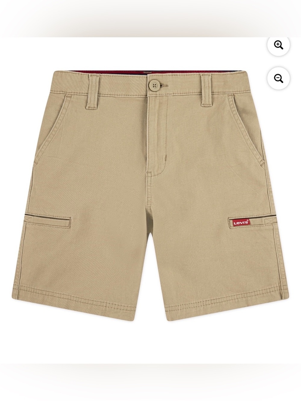 Levi's Tan Khaki Kids Cargo-Style Shorts